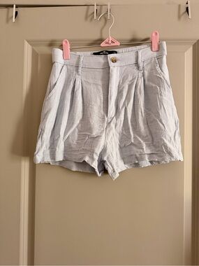 Hollister Pale Blue Ultra High-Rise Shorts